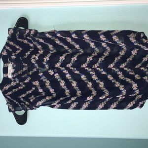 Floral button up blouse